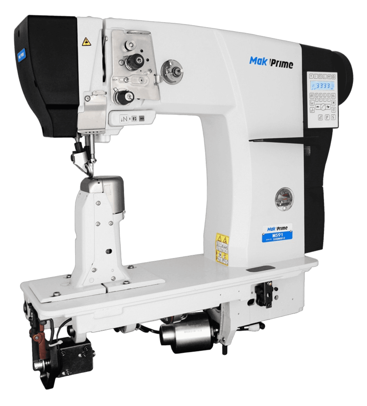 Máquina de coluna Mak Prime M591 para costura de couro e calçados