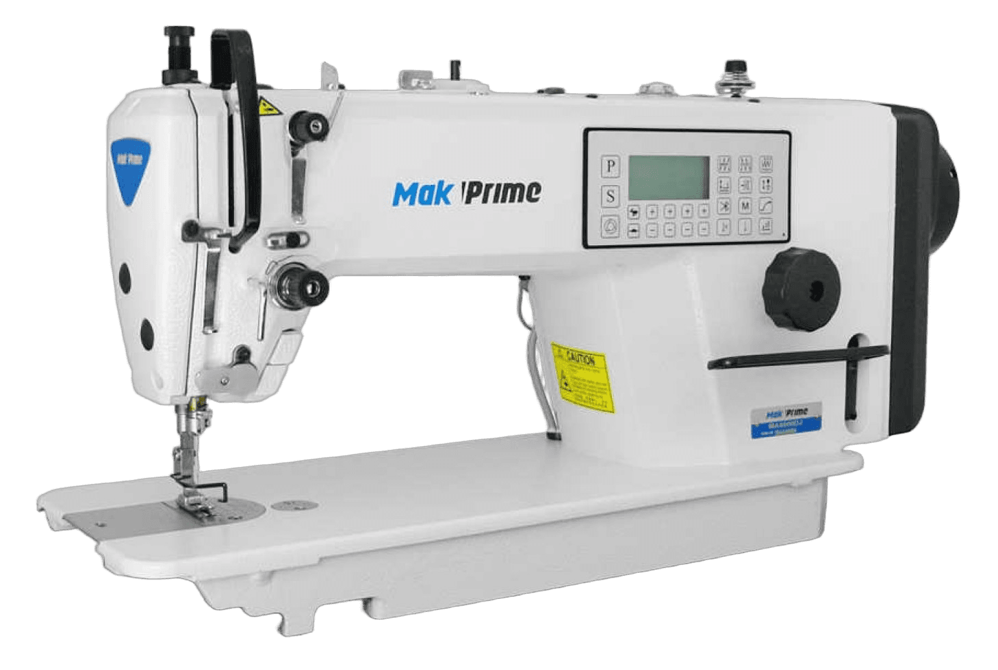 Máquina de costura reta eletrônica Mak Prime MA8000DJ, foto oficial do fabricante